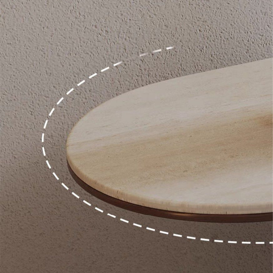 JASPER Modern Travertine Console Table