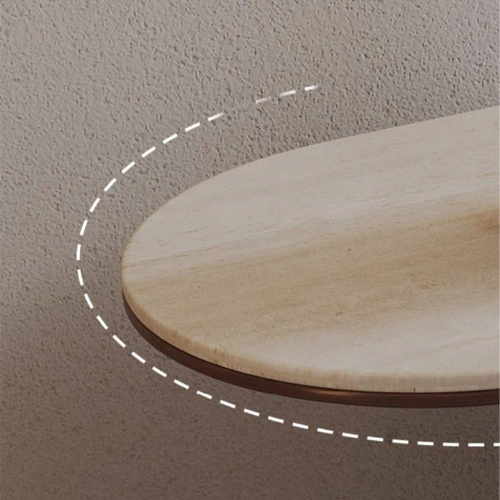 JASPER Modern Travertine Console Table