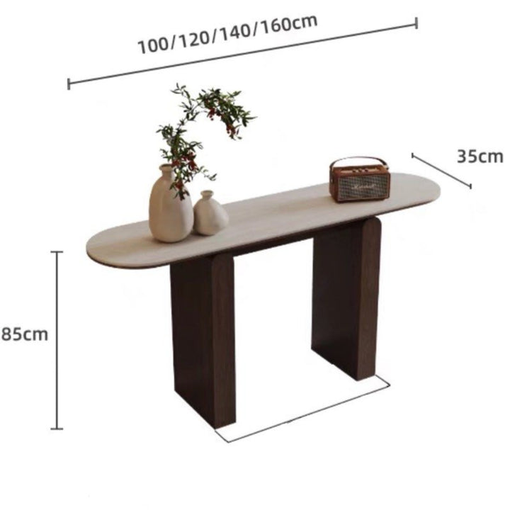 JASPER Modern Travertine Console Table