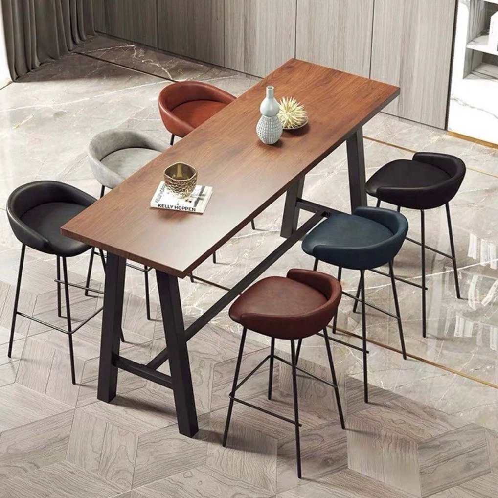 ALBA Rustic Solid Wood Bar Table
