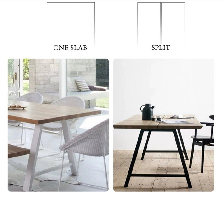 MORRISON Scandinavian Solid Wood Dining Table