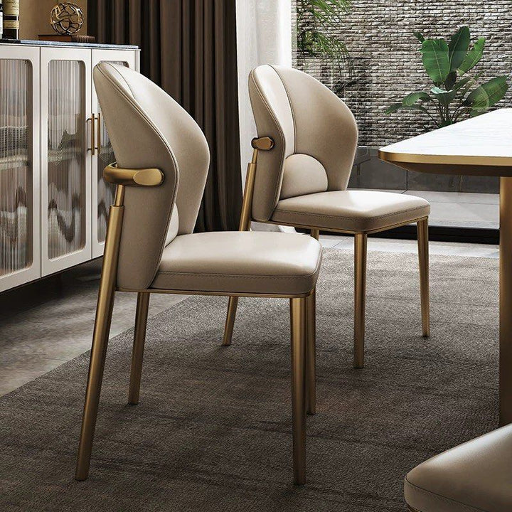 LOFI Modern Leather Dining Chair - Radical Homes Singapore
