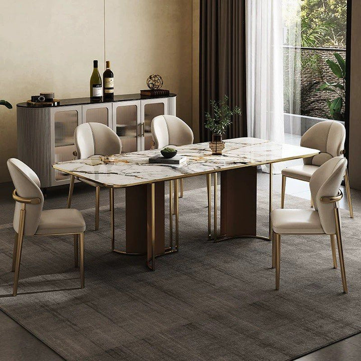 LOFI Modern Leather Dining Chair - Radical Homes Singapore