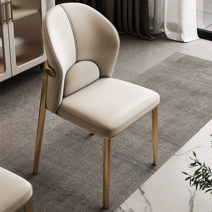 LOFI Modern Leather Dining Chair - Radical Homes Singapore