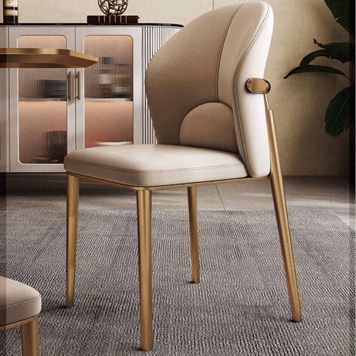 LOFI Modern Leather Dining Chair - Radical Homes Singapore