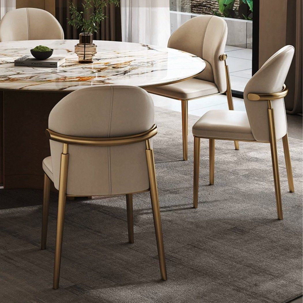 LOFI Modern Leather Dining Chair - Radical Homes Singapore