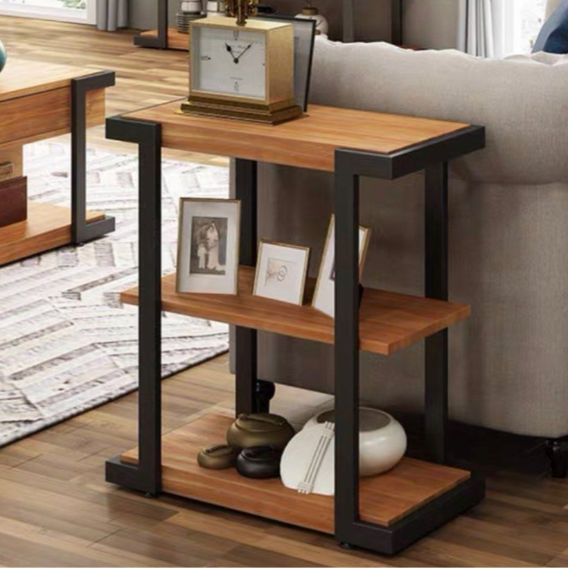 JVSKE Rustic Solid Wood Console Table