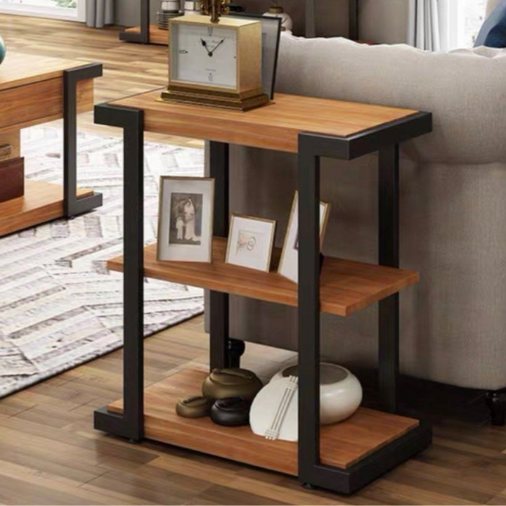 JVSKE Rustic Solid Wood Console Table