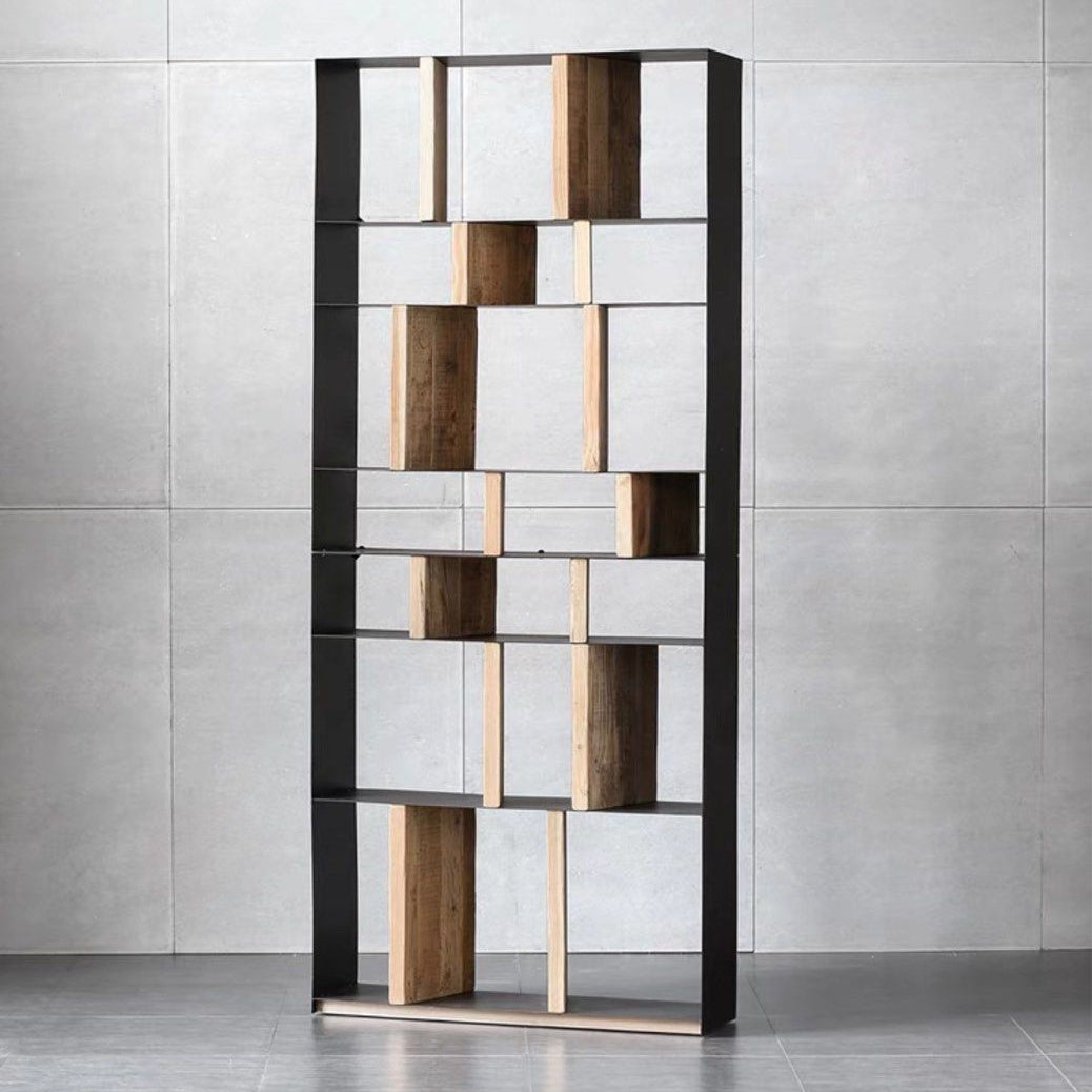 RENATO Modern Solid Wood Display Shelf