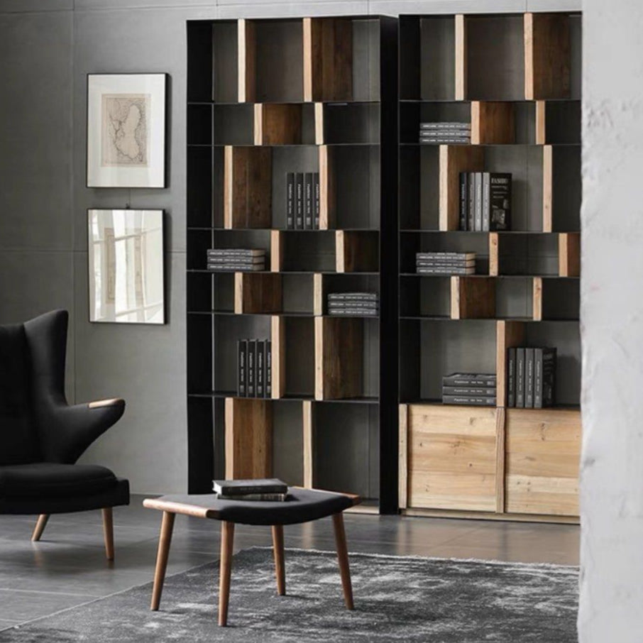 RENATO Modern Solid Wood Display Shelf