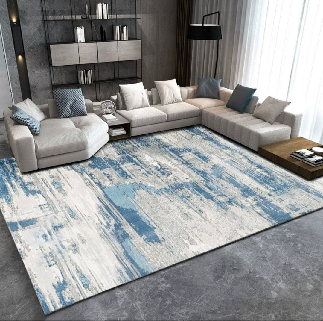TORKEL Blue Abstract Rug