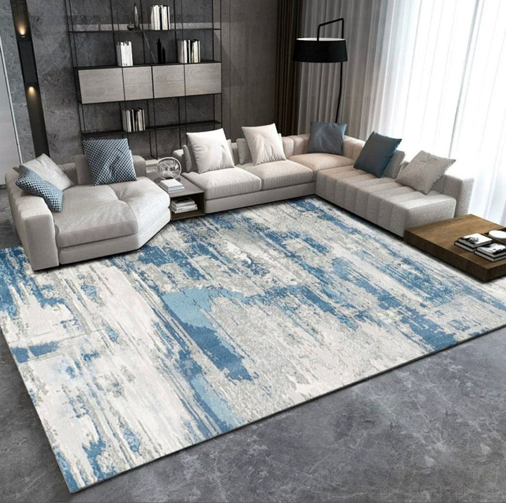 TORKEL Blue Abstract Rug
