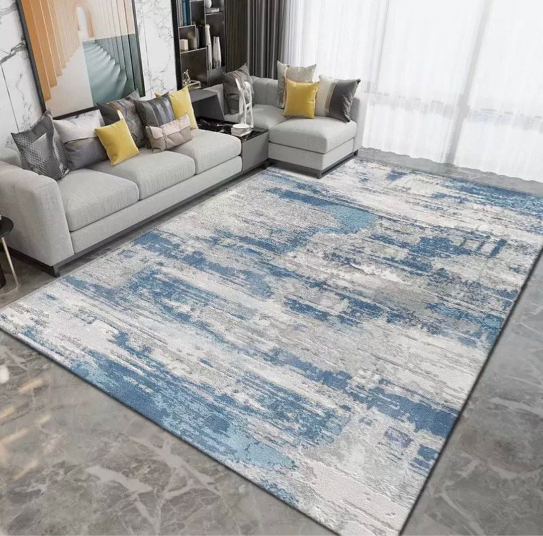 TORKEL Blue Abstract Rug