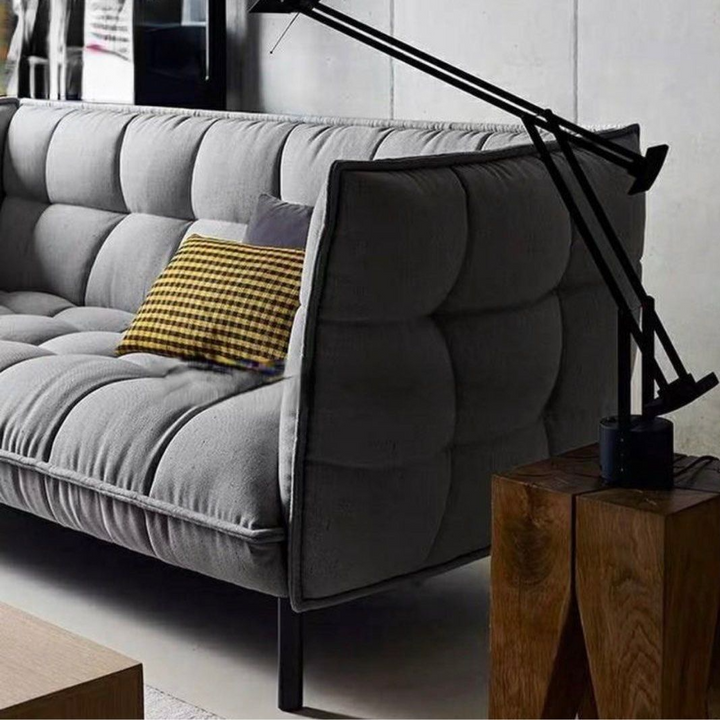 DELVORA Modern Quilted Sofa