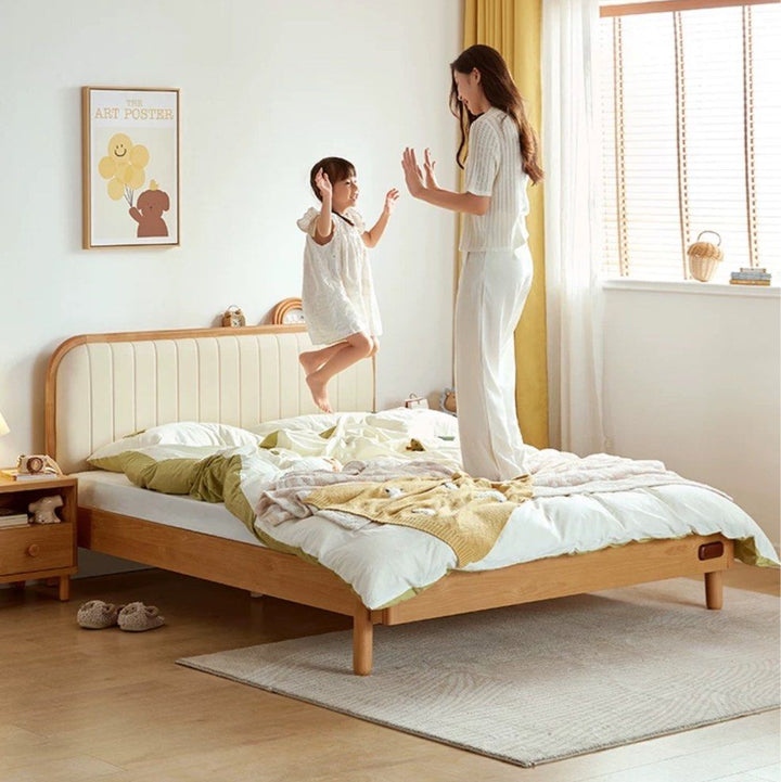 KAIRE Modern Solid Wood Children Bedframe