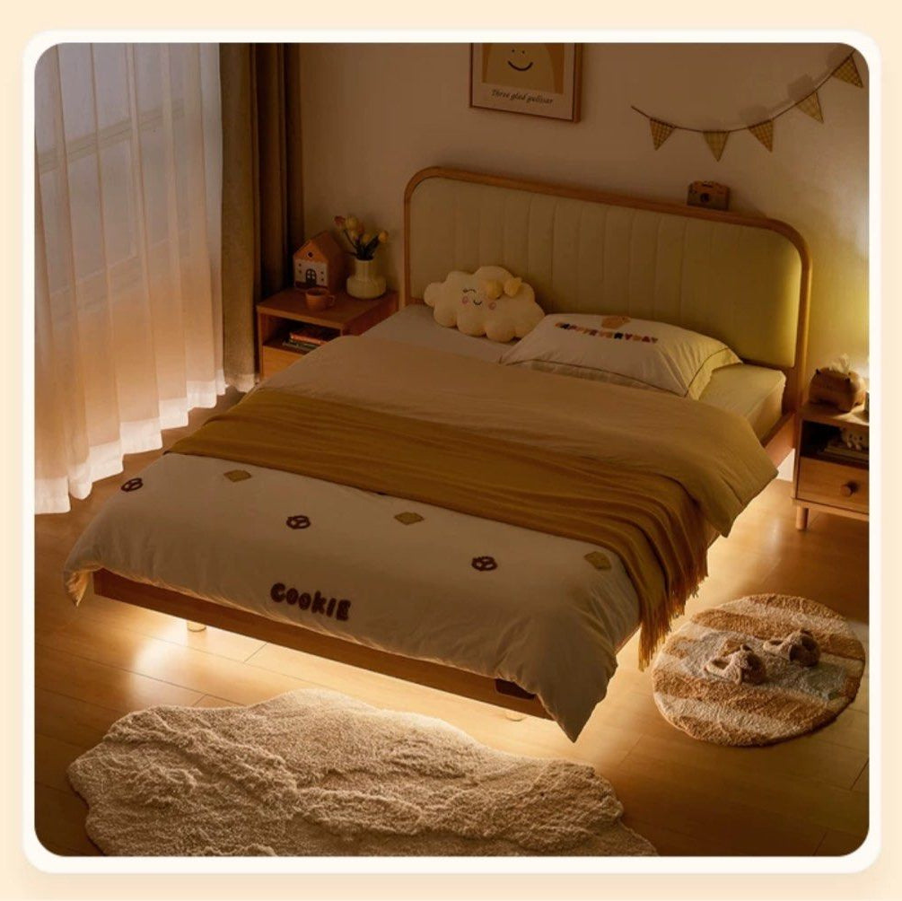 KAIRE Modern Solid Wood Children Bedframe