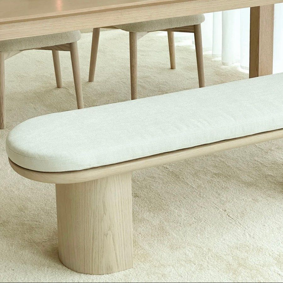 BOONE Modern Solid Wood Dining Bench