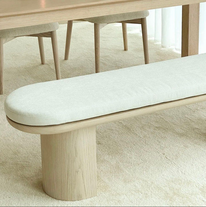 BOONE Modern Solid Wood Dining Bench
