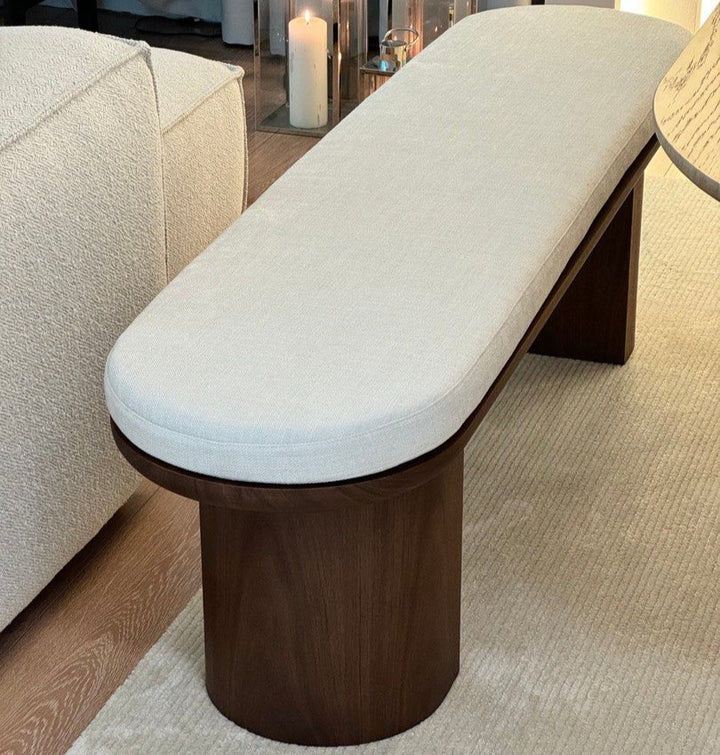 BOONE Modern Solid Wood Dining Bench