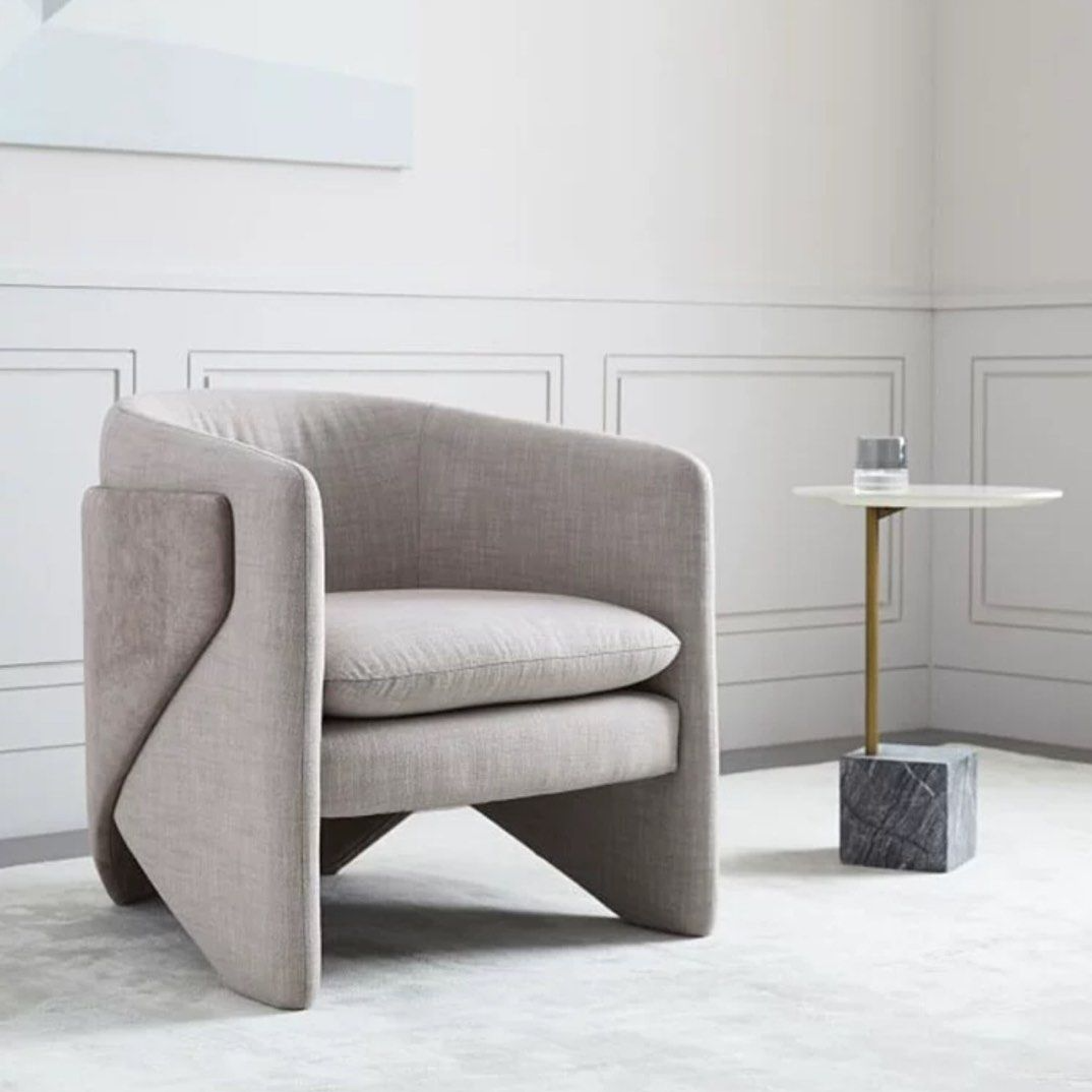 PETER Modern Fabric Leisure Chair