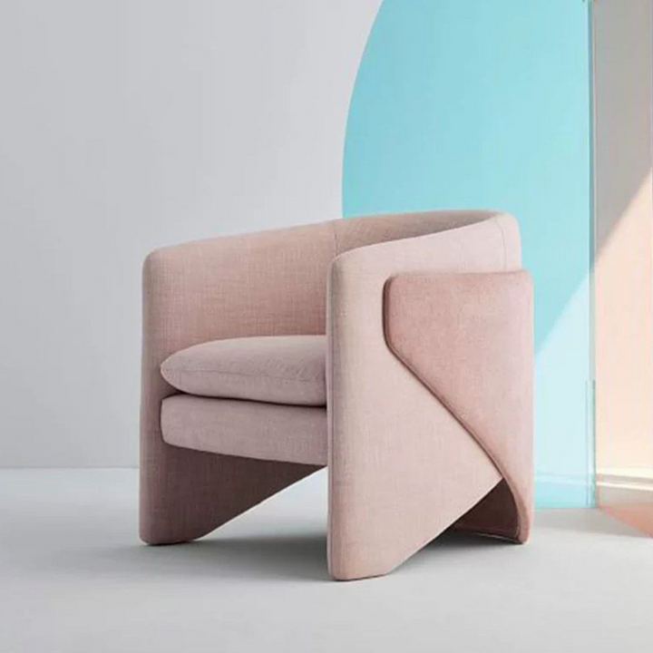 PETER Modern Fabric Leisure Chair