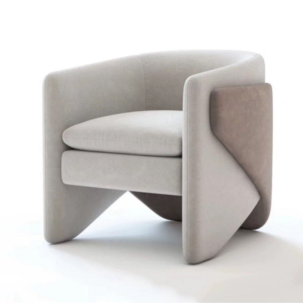 PETER Modern Fabric Leisure Chair