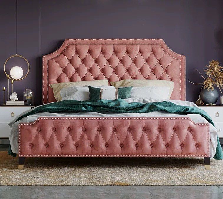 KALFRE Victorian Velvet Bedframe