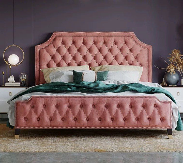 KALFRE Victorian Velvet Bedframe