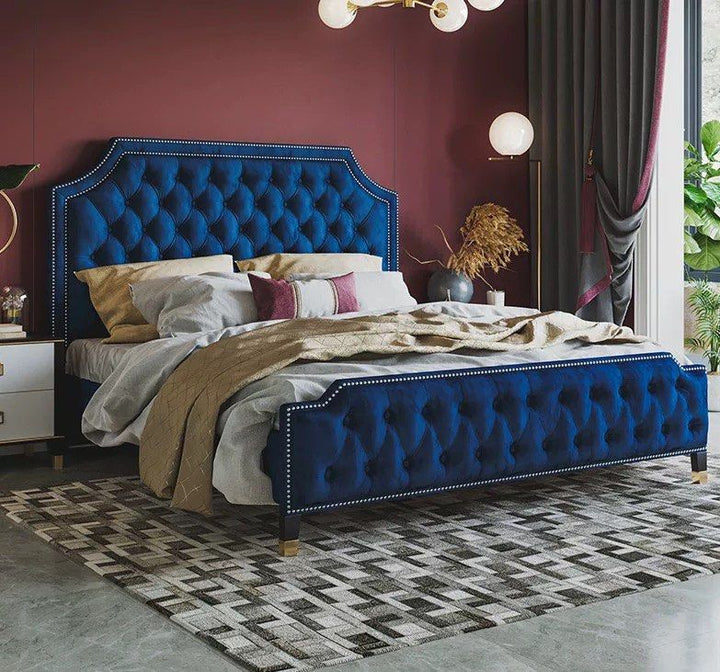 KALFRE Victorian Velvet Bedframe