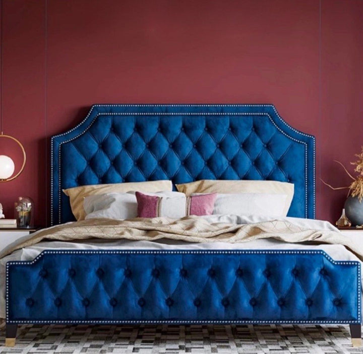 KALFRE Victorian Velvet Bedframe