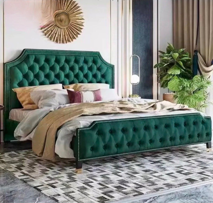 KALFRE Victorian Velvet Bedframe