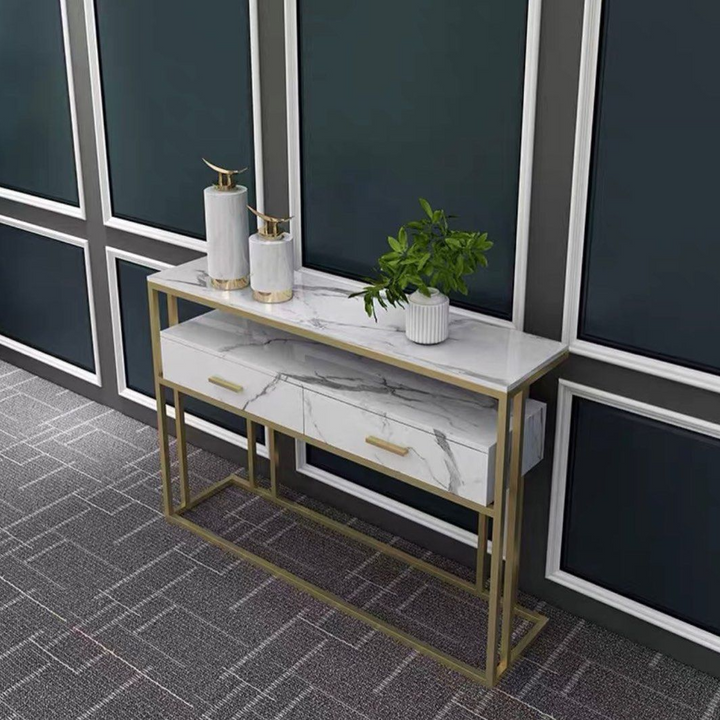 LEANDER Modern Marble Console Table
