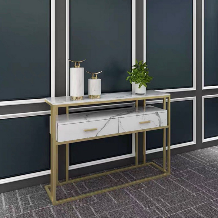 LEANDER Modern Marble Console Table