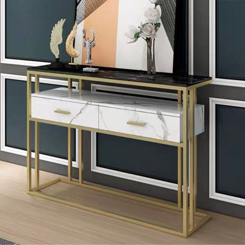 LEANDER Modern Marble Console Table