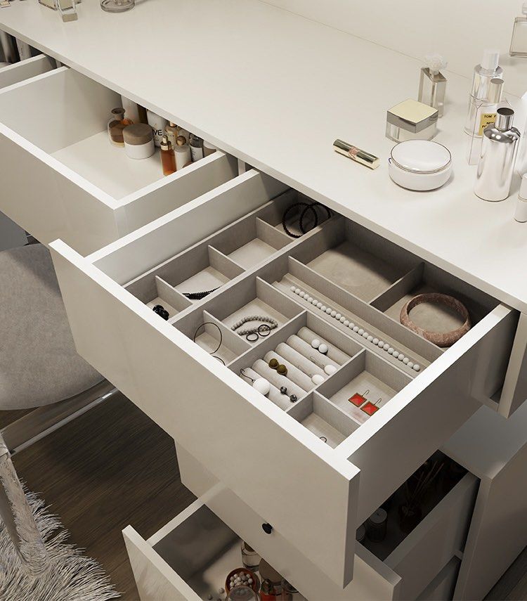KALIV Modern Vanity Table Set