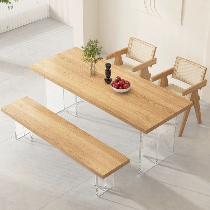 LYLE Minimalist Solid Wood Dining Table