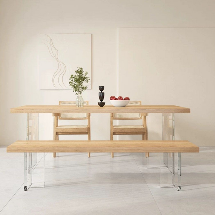 LYLE Minimalist Solid Wood Dining Table