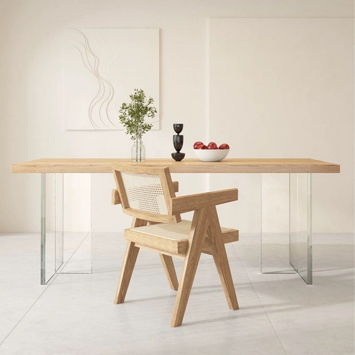 LYLE Minimalist Solid Wood Dining Table