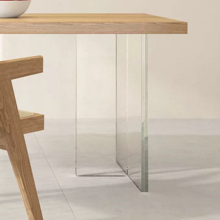 LYLE Minimalist Solid Wood Dining Table
