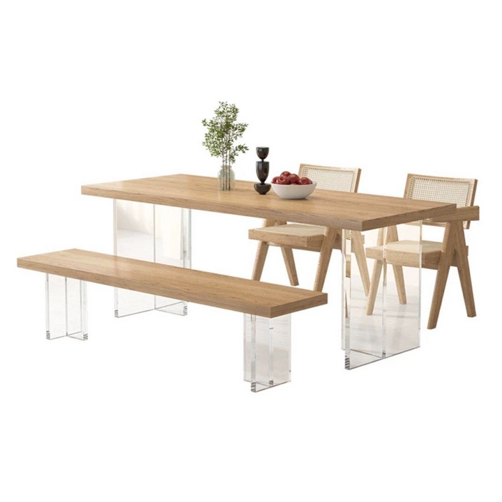 LYLE Minimalist Solid Wood Dining Table