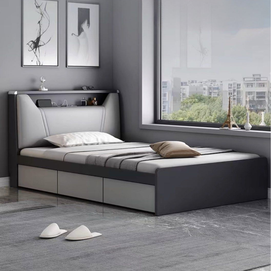 KALZE Modern Storage Bedframe