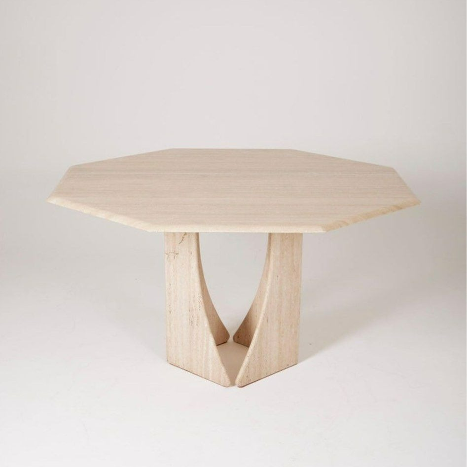 JULIET Modern Travertine Dining Table