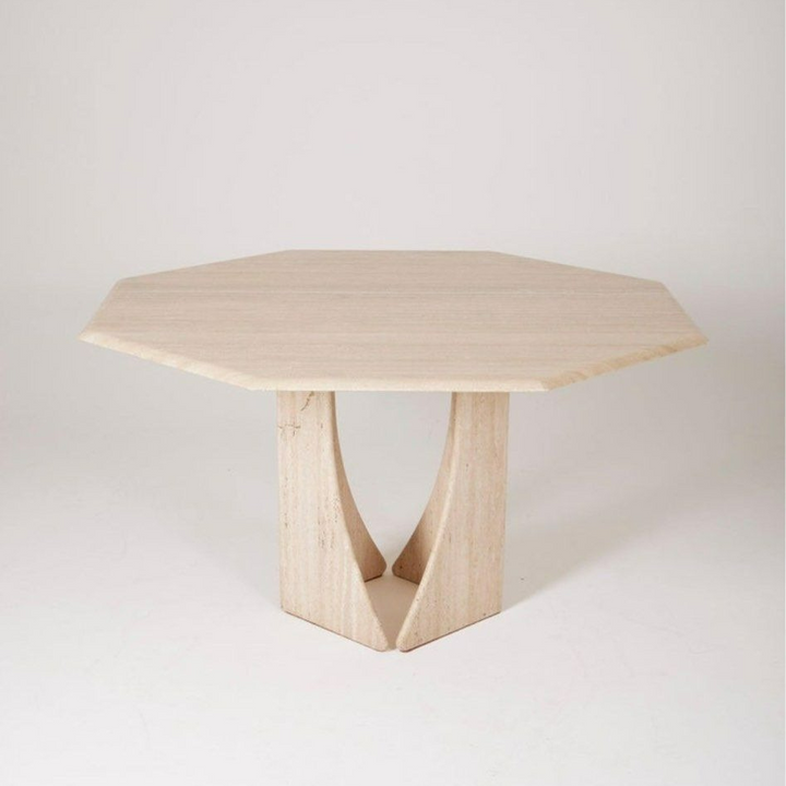 JULIET Modern Travertine Dining Table