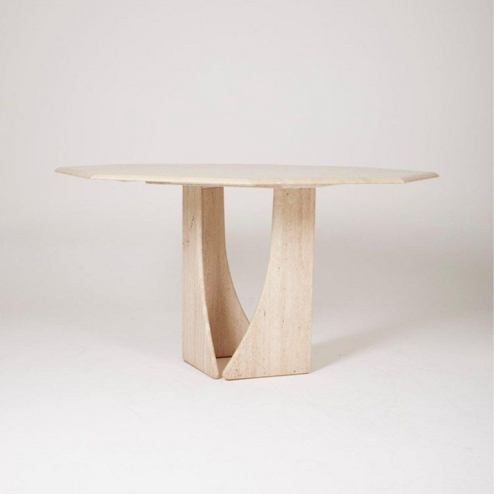 JULIET Modern Travertine Dining Table