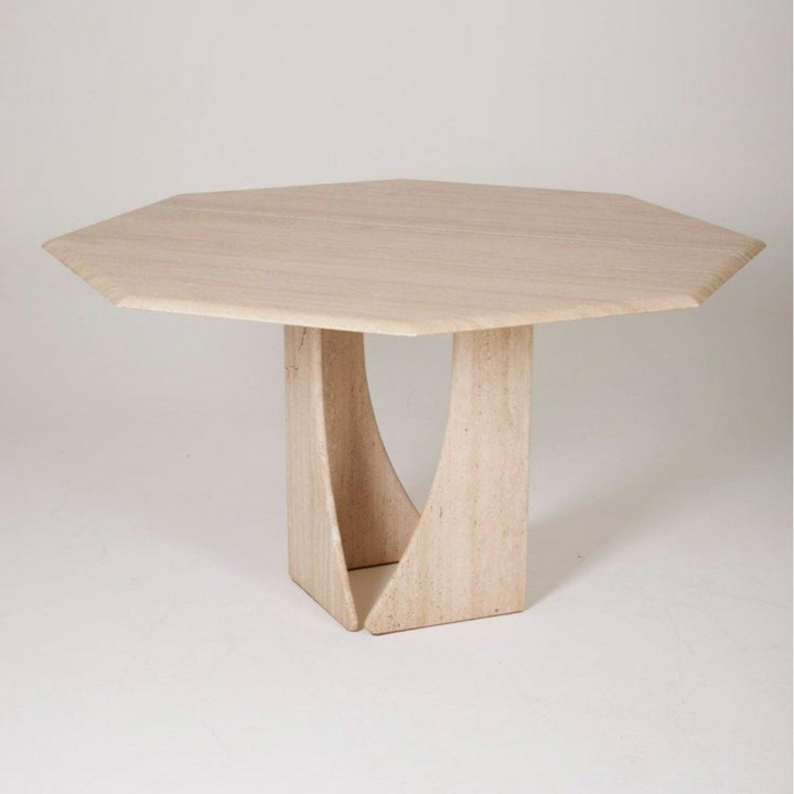 JULIET Modern Travertine Dining Table