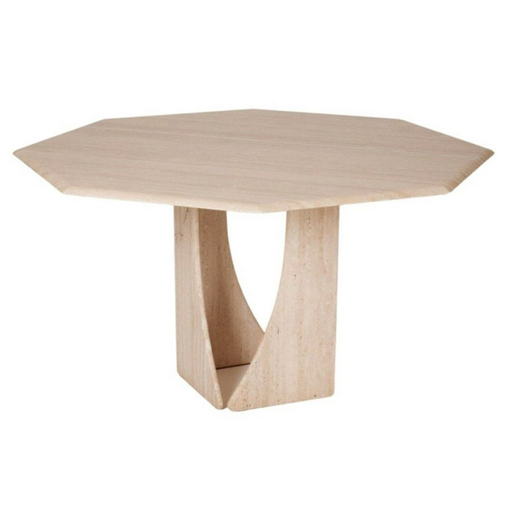 JULIET Modern Travertine Dining Table