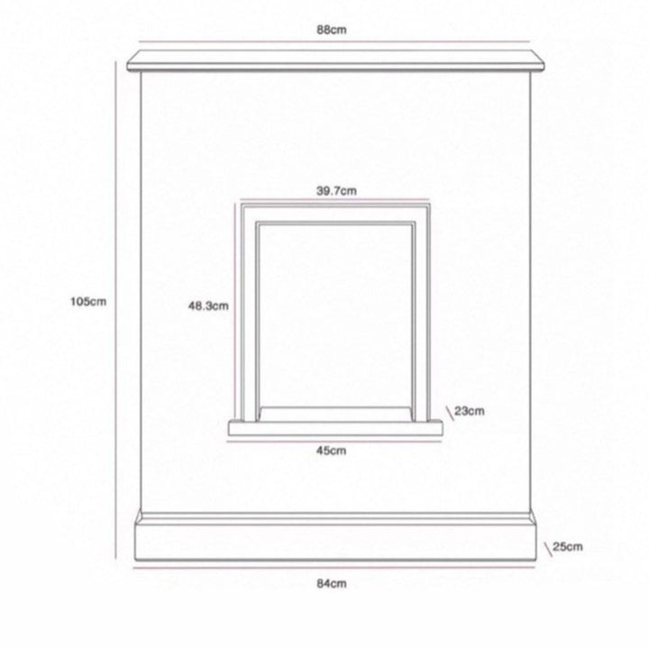 KASONOR Scandinavian Mantel Shelf