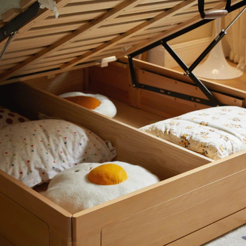KEAL Children’s Box Storage Bed With Mattress