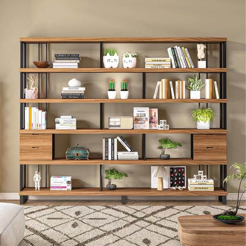 KEANE Modern Solid Wood Bookshelf