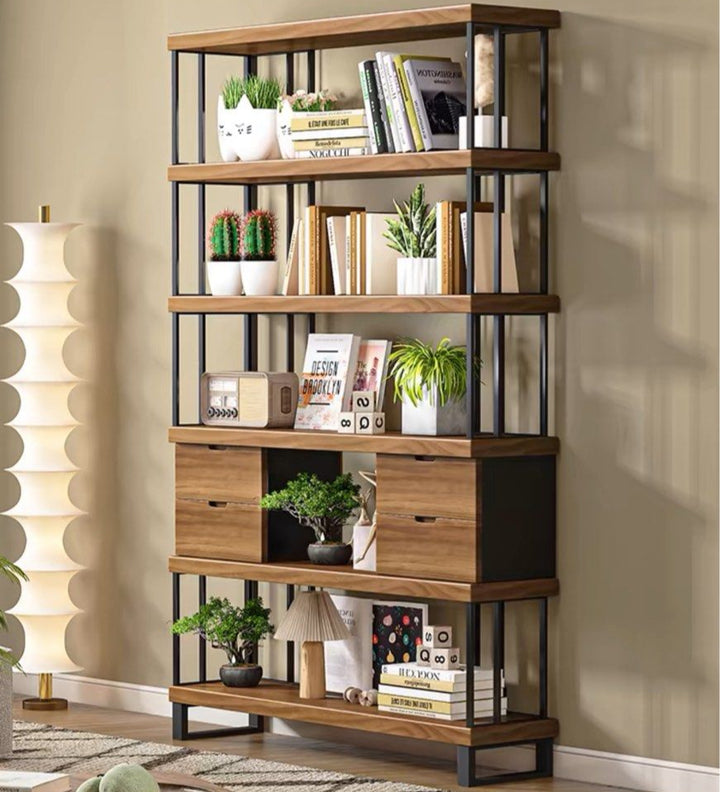 KEANE Modern Solid Wood Bookshelf